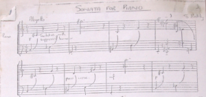 sonata for piano