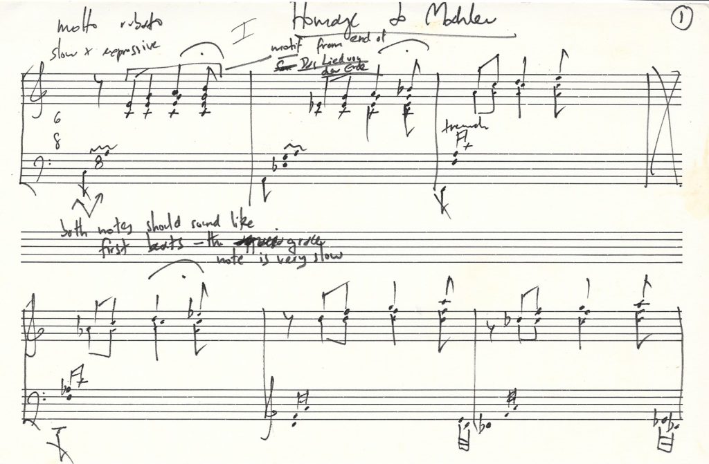 four romantic piano pieces