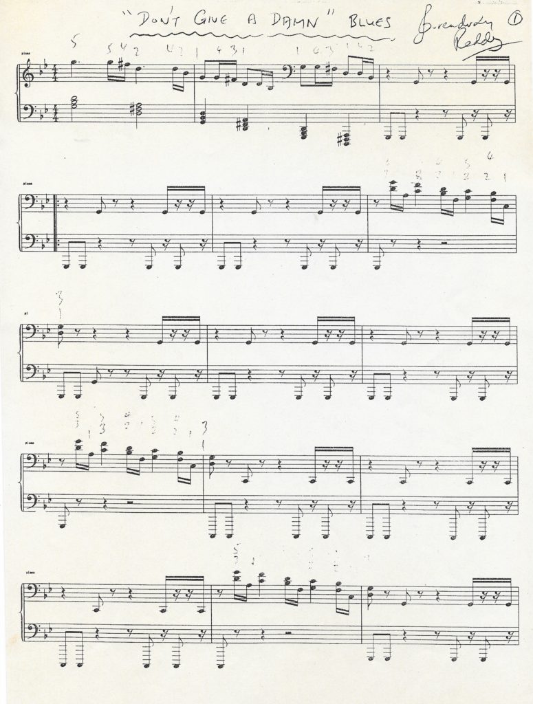 don't give a damn blues